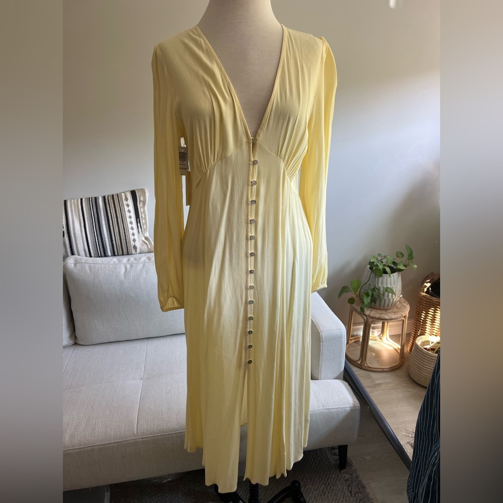 Wilfred Butter Yellow Dress